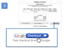 Checkout with Google